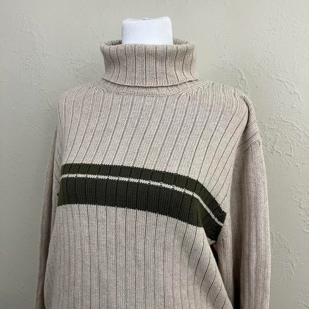 Y2k Striped Indie Skater Elevated Basic Turtlenec… - image 3